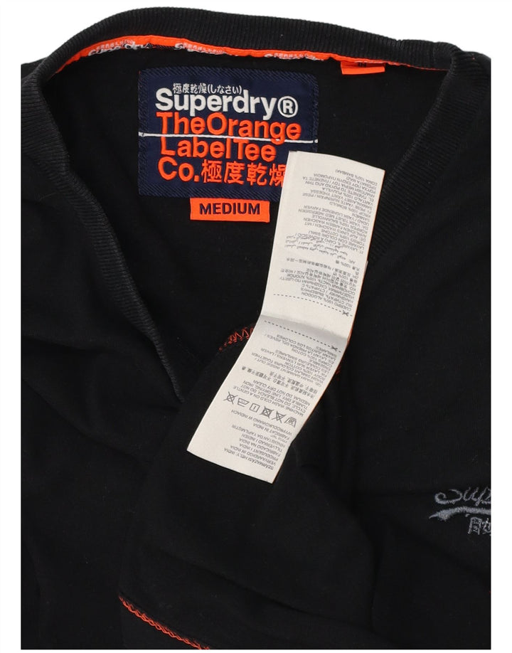 SUPERDRY T-Shirt Homme Noir Moyen Coton