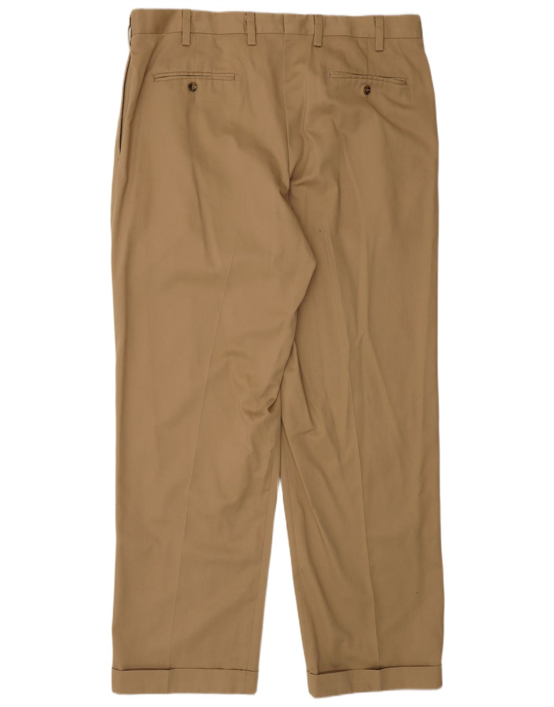 EDDIE BAUER Pantalon Chino Coupe Classique Homme W40 L34 Coton Beige