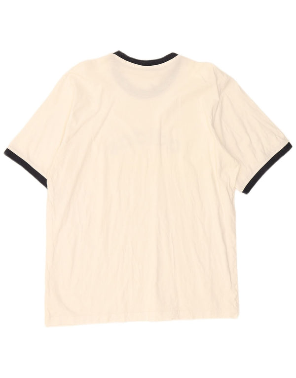 Adidas T-shirt graphique pour homme 2XL Blanc Colourblock