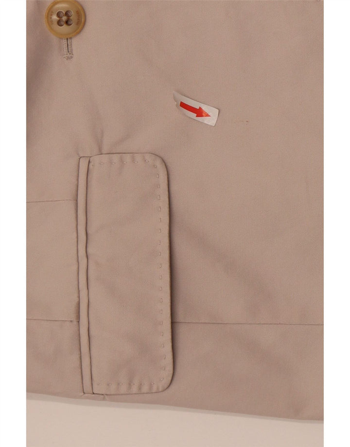 Tommy Hilfiger Veste blazer à 2 boutons pour femme UK 8 Petit coton blanc cassé