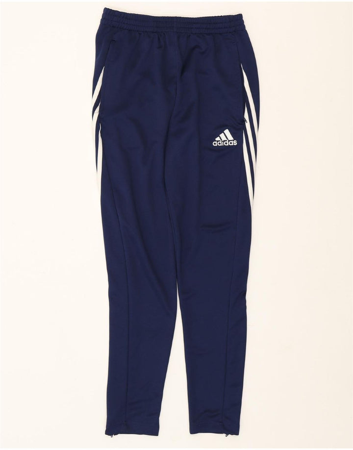 ADIDAS Pantalon de survêtement Climalite pour hommes, petit, bleu marine, polyester