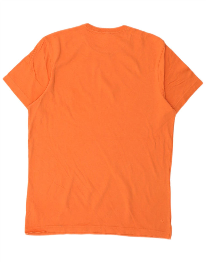 JACK WILLS T-Shirt Coupe Classique Homme Orange Moyen Coton