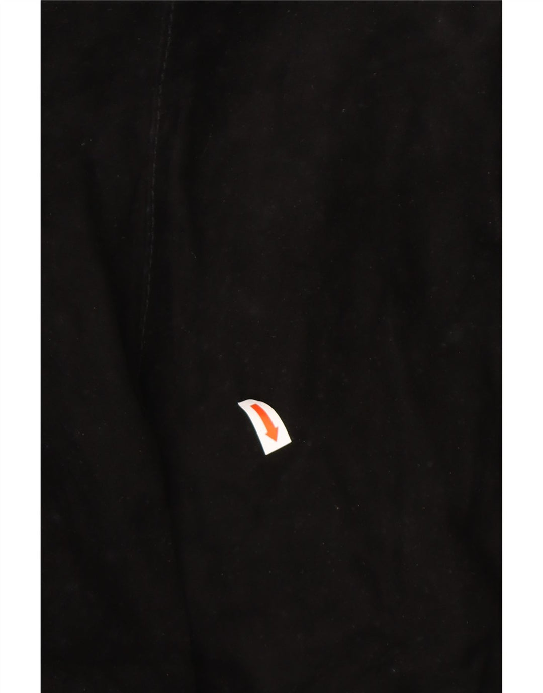 VINTAGE Veste en daim crop femme UK 10 Petit Noir