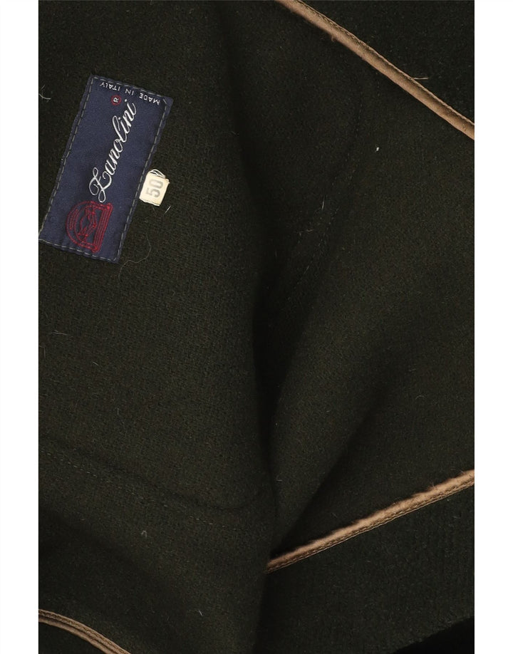 Zanolini Duffle-coat à capuche pour homme IT 50 Large Vert