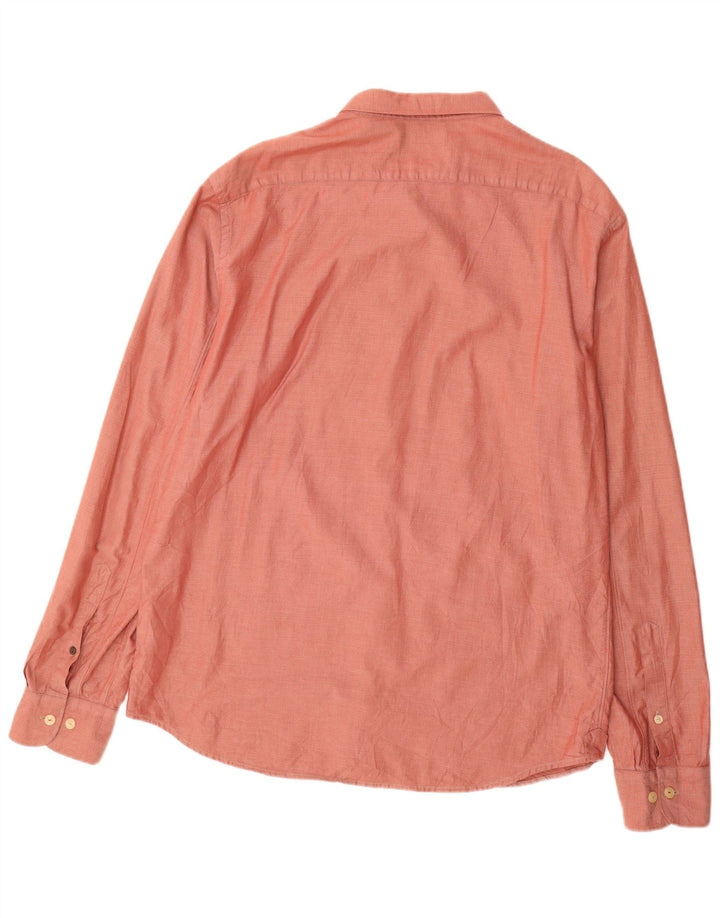 REPLAY Chemise Homme 2XL Rouge Carreaux Coton