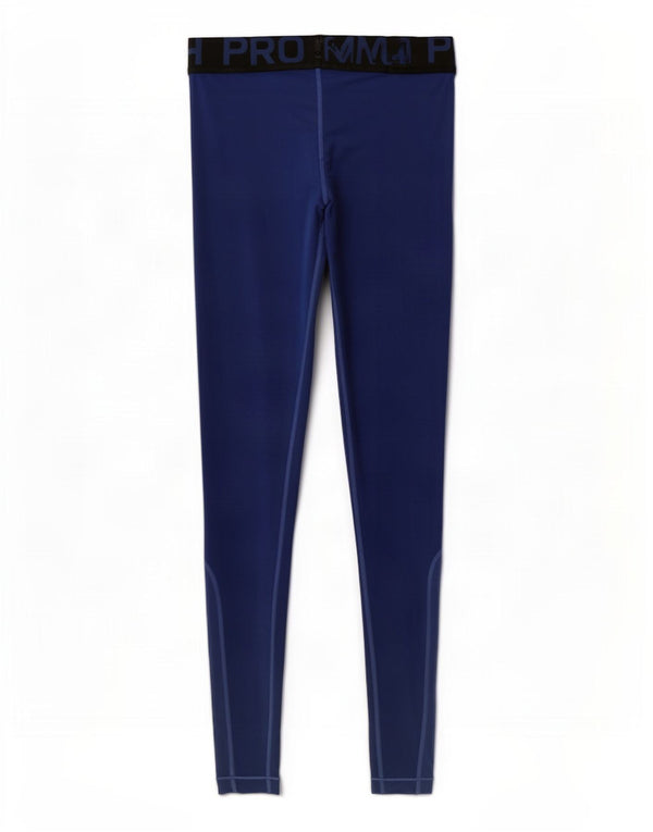Nike Legging Dri Fit Graphic pour femme UK 12 Bleu moyen Colourblock