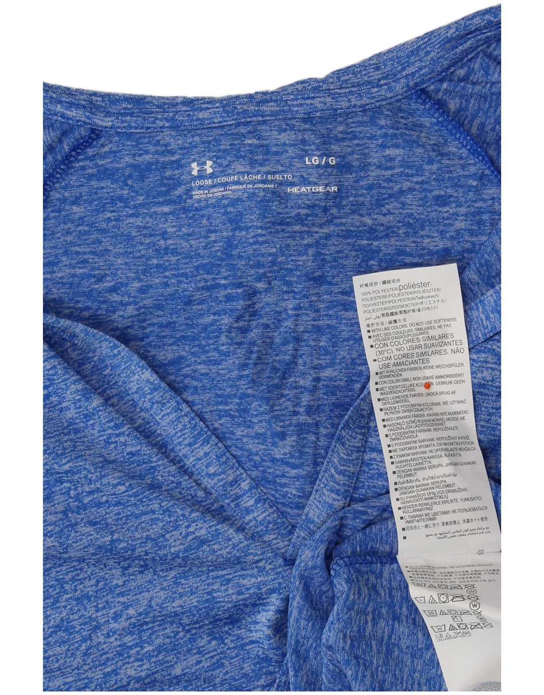 Under Armour Haut à capuche à manches longues pour femme UK 16 Large Bleu Polyester