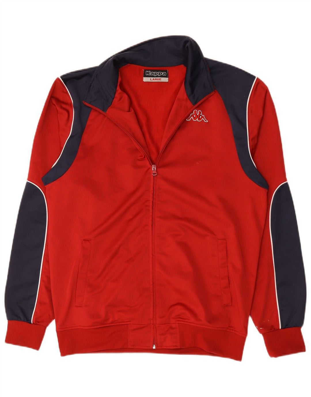 Kappa Veste de survêtement pour homme en polyester color block Taille L