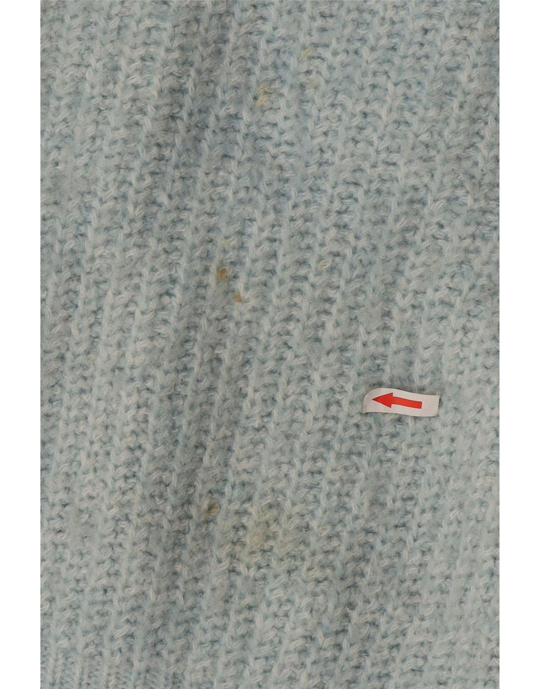 Zara Pull surdimensionné à col bateau pour femme UK 14 Bleu moyen Polyester