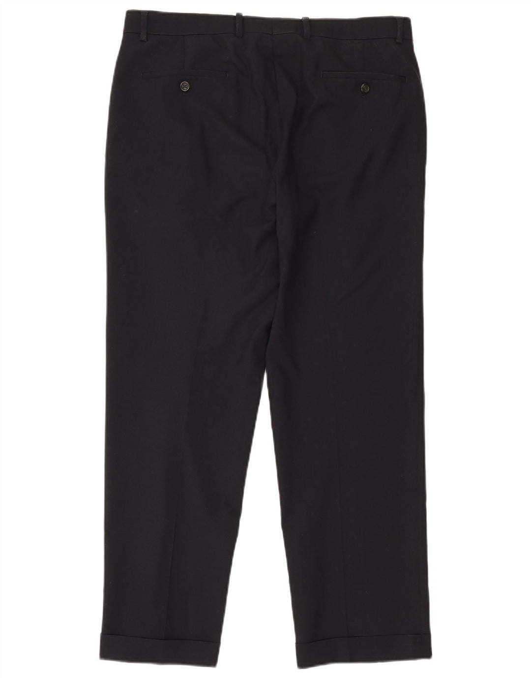 RALPH LAUREN Pantalon de costume à chevilles confort total pour homme W34 L30 Noir
