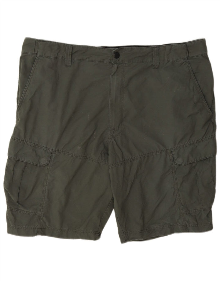 Marks & Spencer Short Cargo Homme W40 XL Kaki Coton