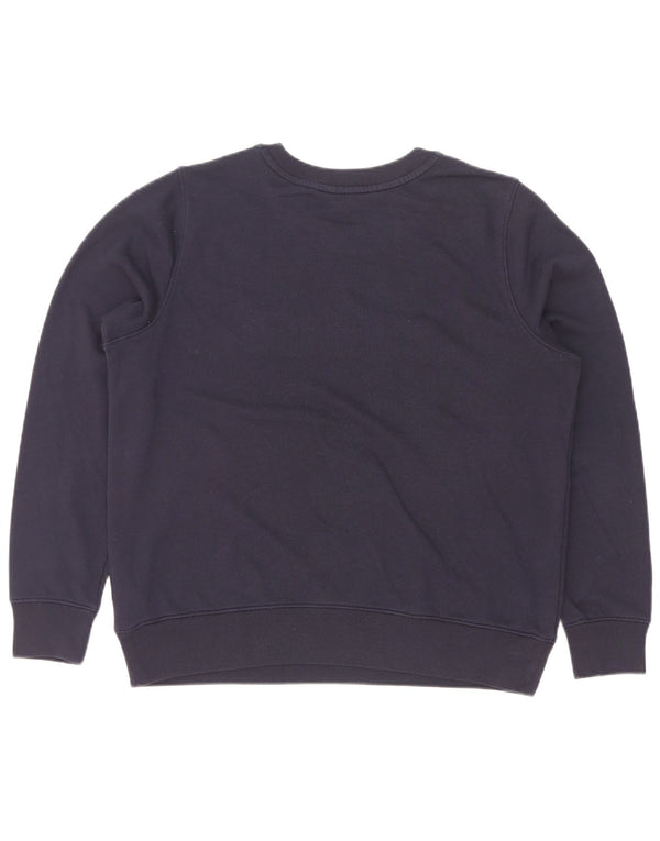 Marks & Spencer Sweat-shirt graphique pour femme UK 14 Large Bleu marine