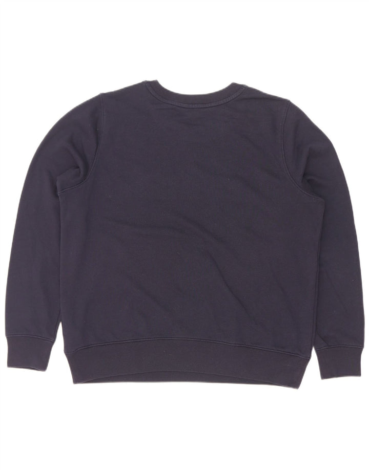 Marks & Spencer Sweat-shirt graphique pour femme UK 14 Large Bleu marine