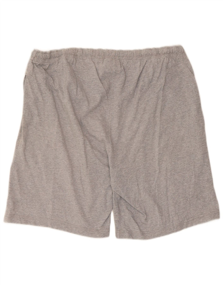 Champion Short de Sport Homme XL Gris Coton