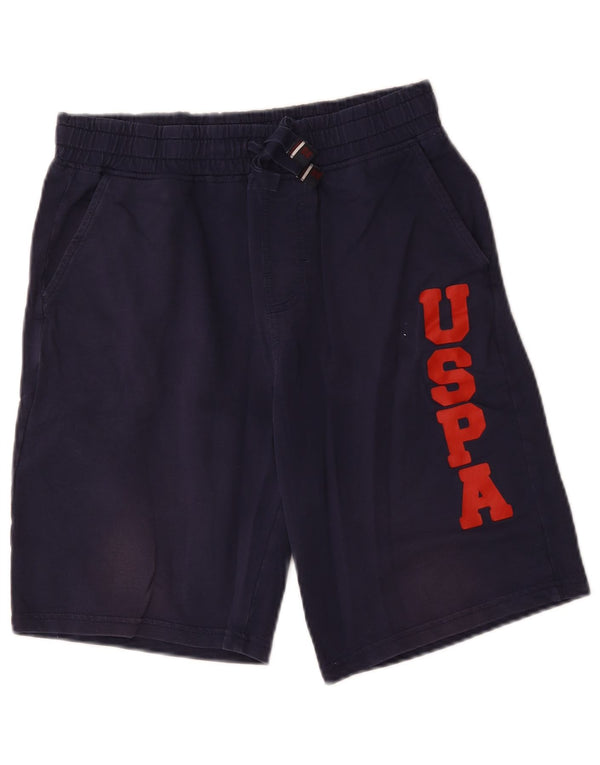 U.S. Polo Assn. Short De Sport Graphique Homme Petit Coton Bleu Marine