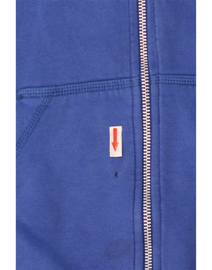 Nike Pull à capuche zippé pour homme Grand coton bleu