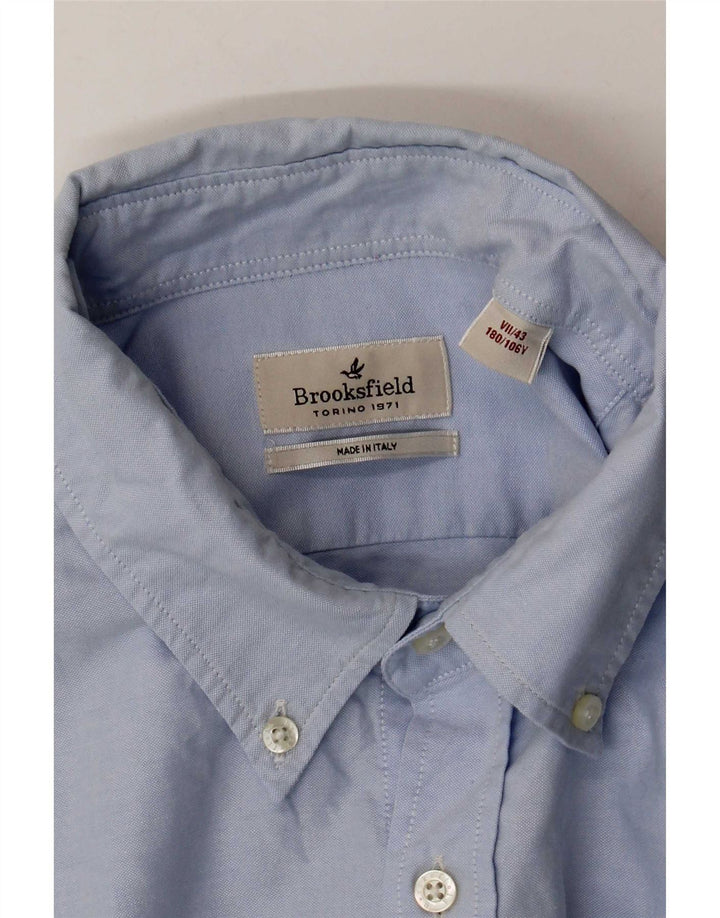 Brooksfield Chemise Homme Taille 43 Grand Bleu