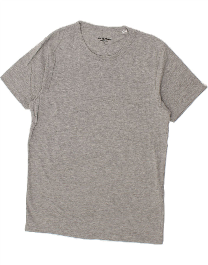JACK & JONES Mens T-Shirt Top Small Grey Cotton Vintage Jack & Jones and Second-Hand Jack & Jones from Messina Hembry 