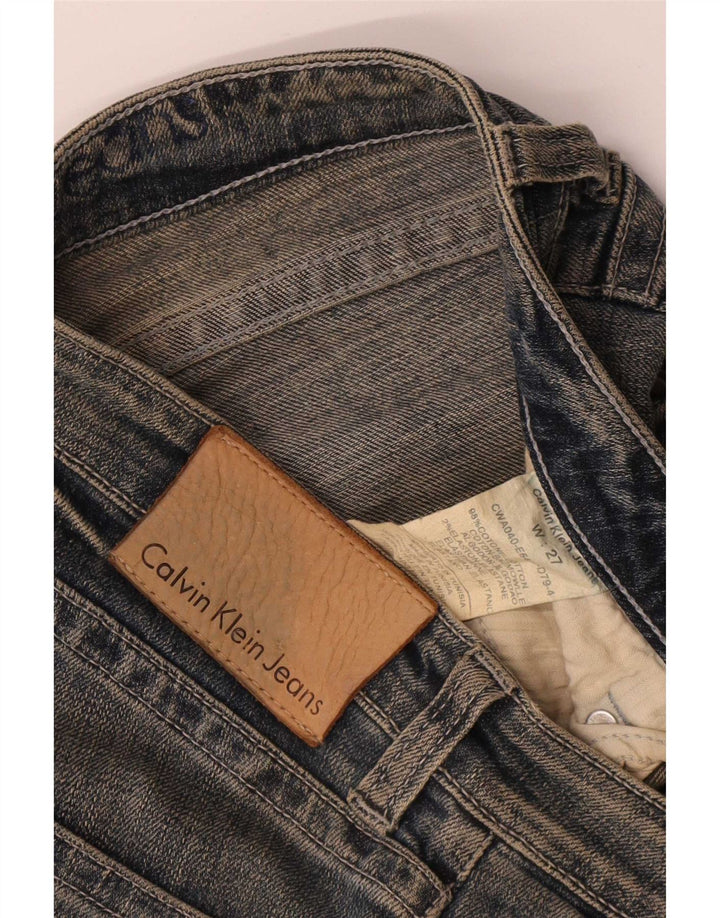 Calvin Klein Jean Slim Femme W27 L34 Bleu Coton
