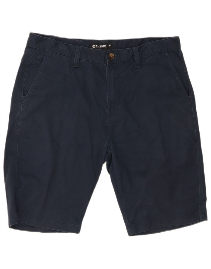 Element Short Chino Homme W32 Bleu Marine Moyen Coton