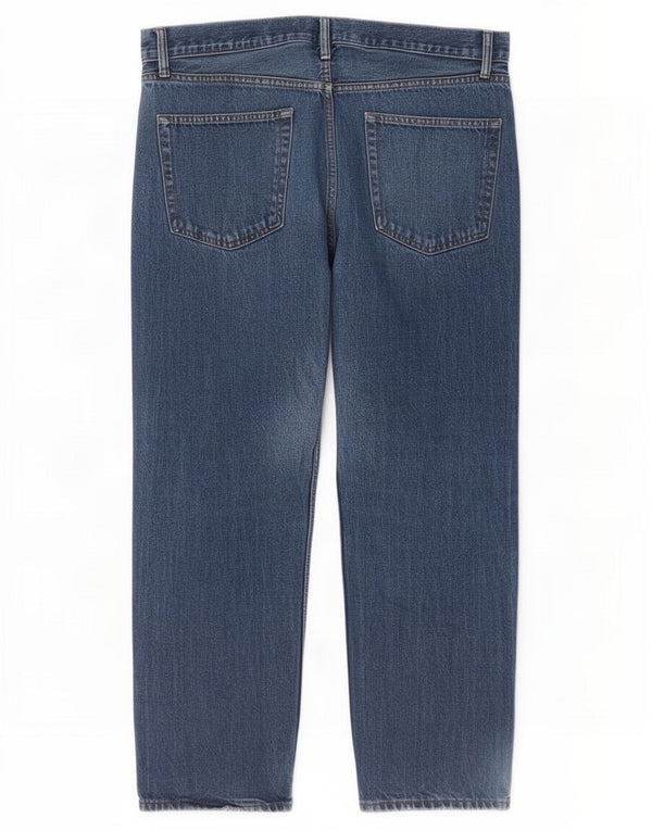 Marks & Spencer Jean droit homme W36 L29 bleu coton