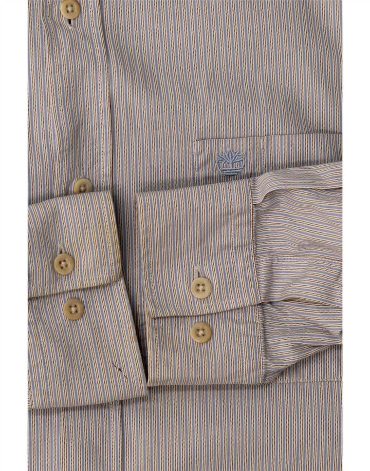 Timberland Chemise Homme XL Bleu Coton Classique