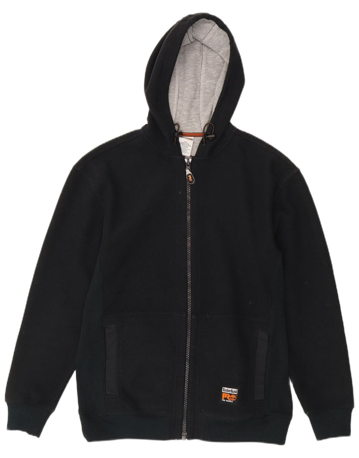 Timberland Pull à capuche zippé pour homme Petit Noir Polyester