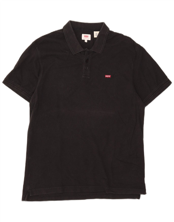 Levi's Polo Homme Large Noir Coton