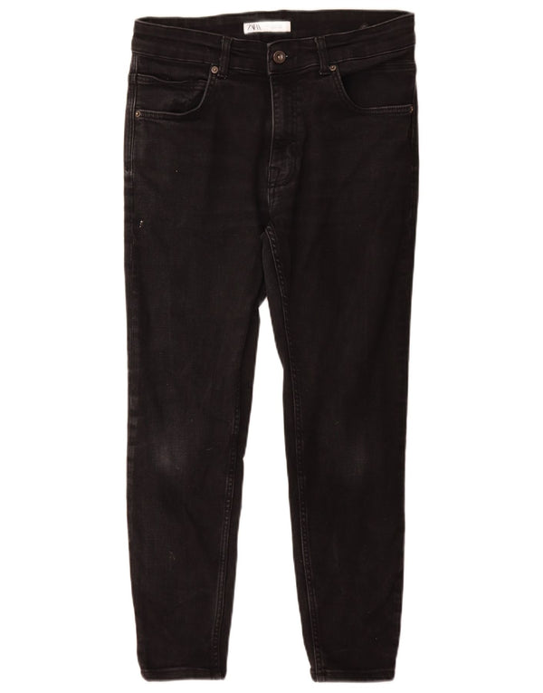 Zara Jean skinny pour homme EU 42 Large W32 L27 Coton noir