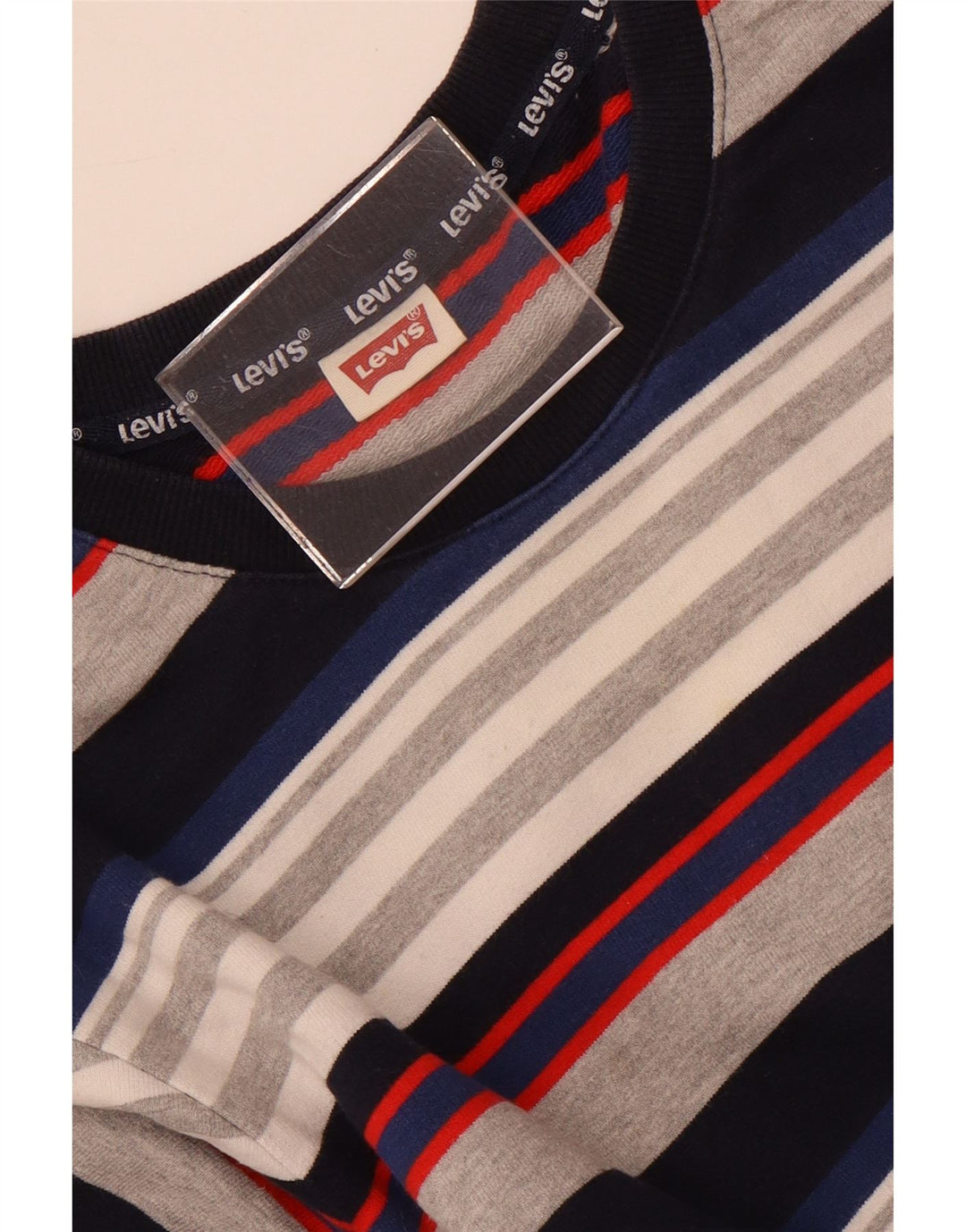 Levi's Sweatshirt Jumper Small Homme Multicolore Rayé