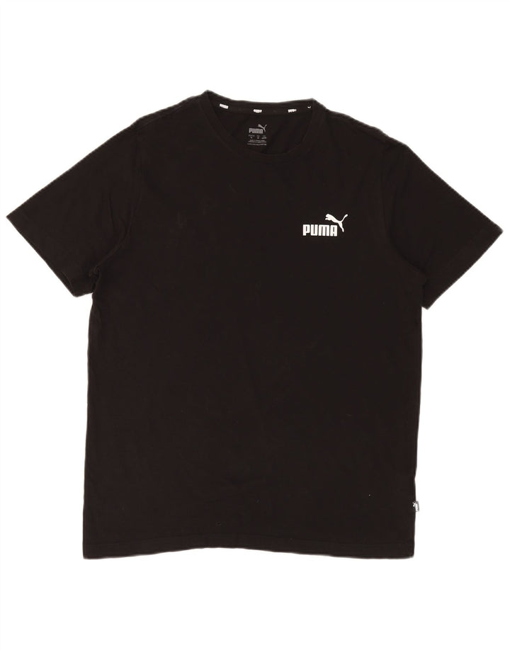 Puma T-Shirt Homme Noir Moyen Coton