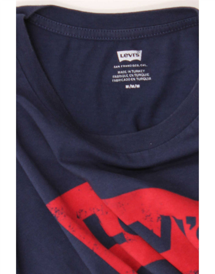 Levi's T-shirt graphique pour homme Bleu marine moyen