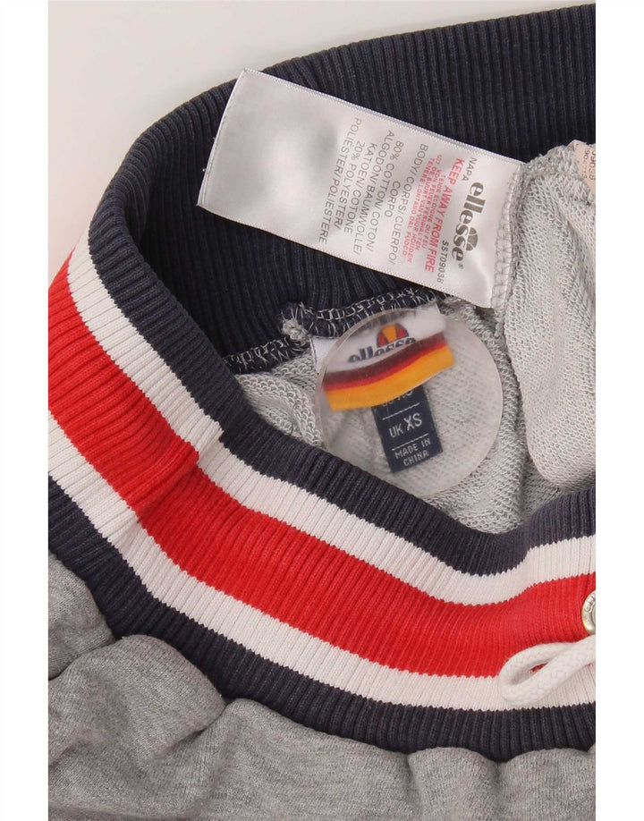 Ellesse Short de sport graphique XS gris coton homme