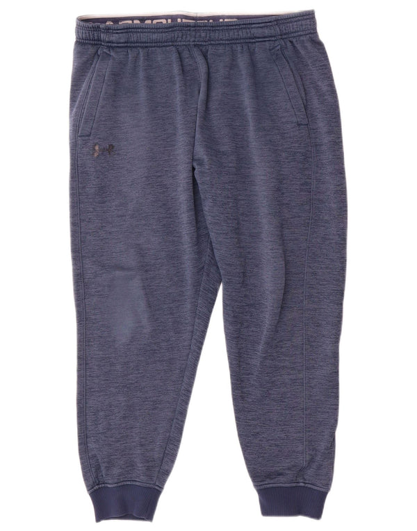 Under Armour Pantalon de Survêtement Cold Gear Homme Bleu Moucheté Large