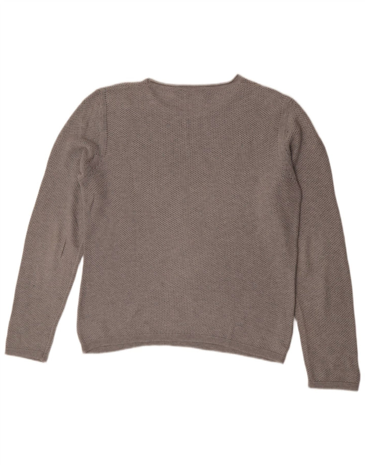 Fred Perry Pull col bateau pour homme XL Gris Coton