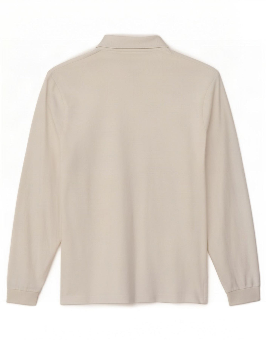 Kappa Polo à Manches Longues Homme Petit Blanc Coton