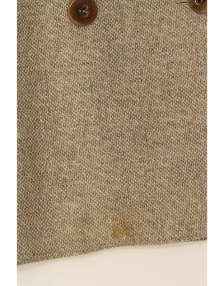 Escada Veste Blazer Double Boutonnage Femme EU 44 XL Gris Laine