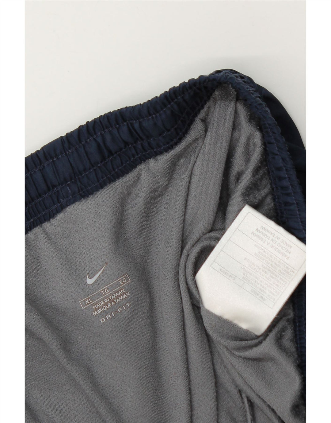 Nike Short de sport Dri Fit pour homme XL Bleu marine Polyester