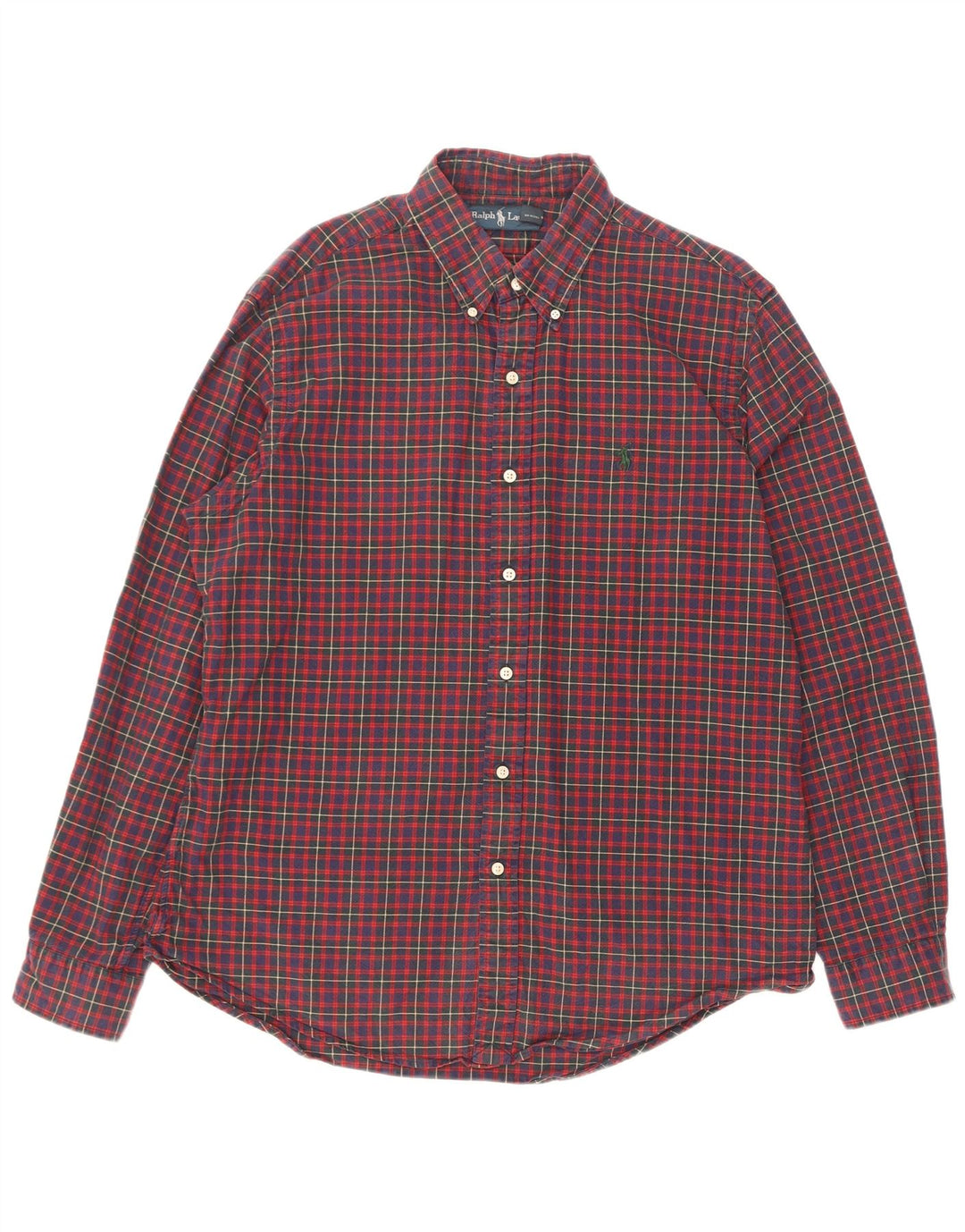 Polo Ralph Lauren Chemise Homme Grand Carreau Rouge Coton