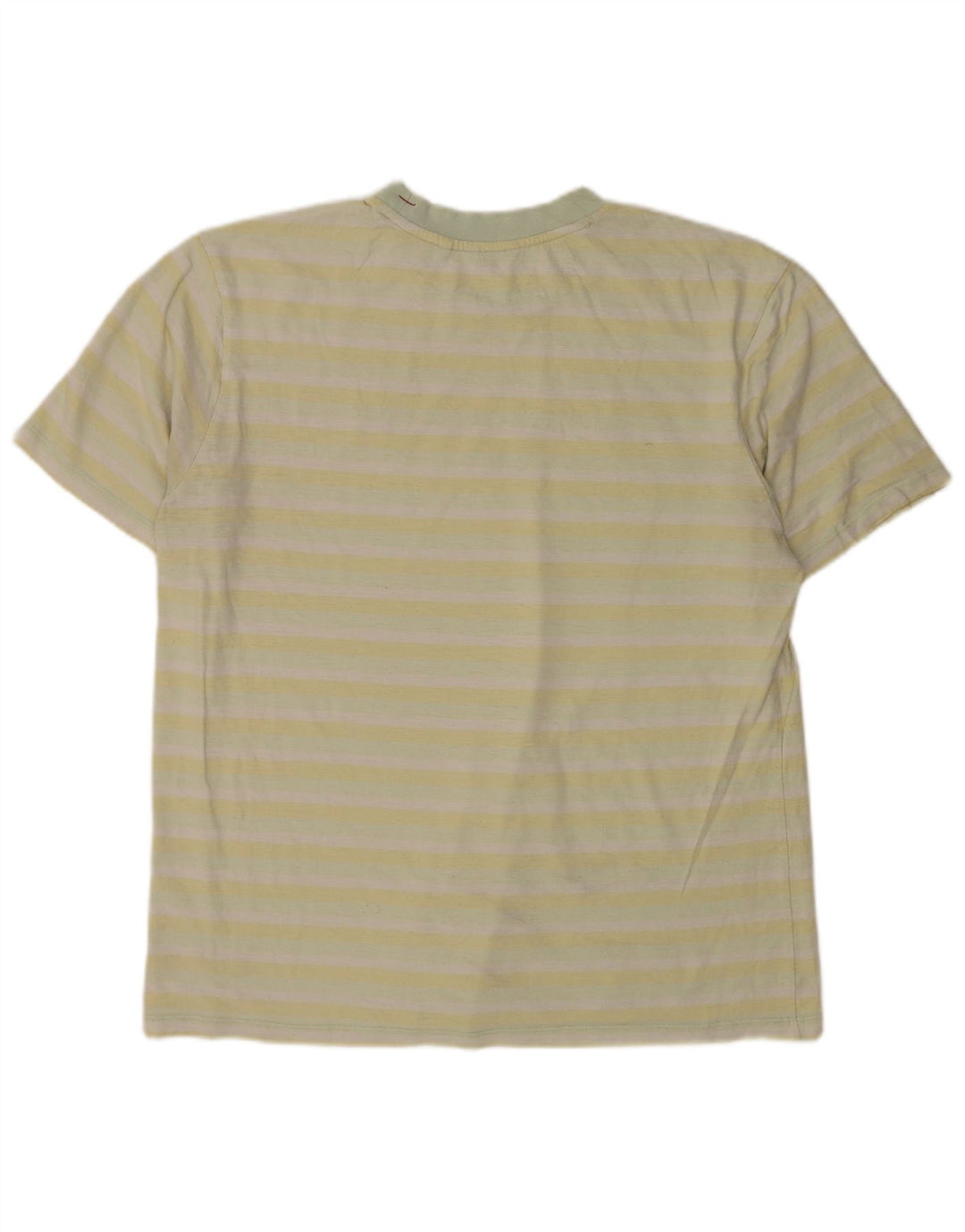 Guess T-shirt graphique pour hommes, grand, rayé jaune