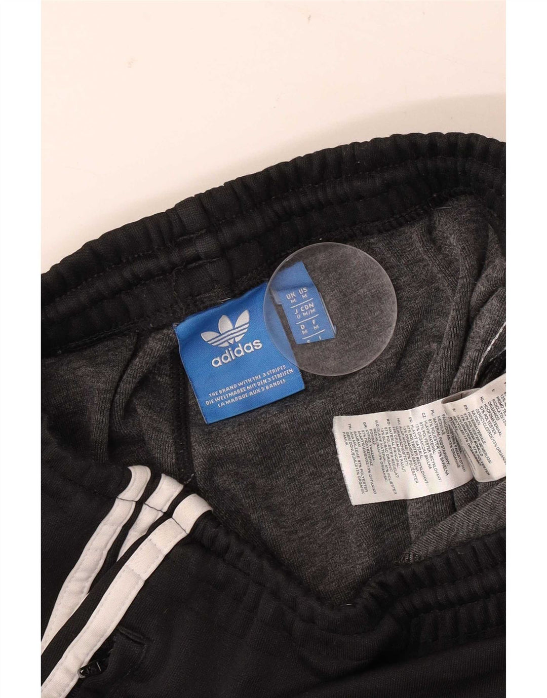 Adidas Pantalon de survêtement pour homme Noir moyen Polyester