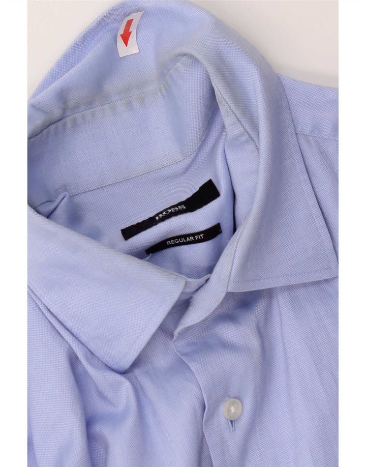 Hugo Boss Chemise Regular Fit Homme Taille 39 Bleu Moyen Coton