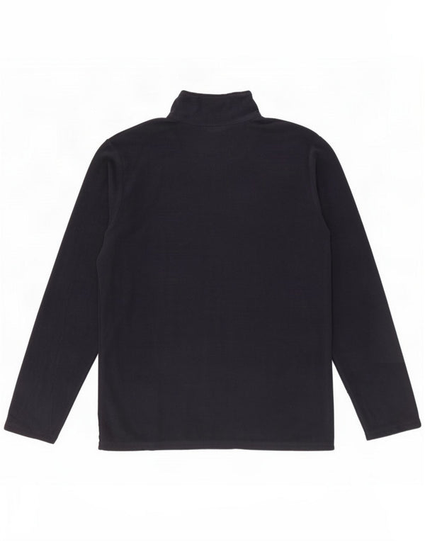 Mountain Warehouse Pull polaire à col zippé pour homme Bleu marine moyen Polyester
