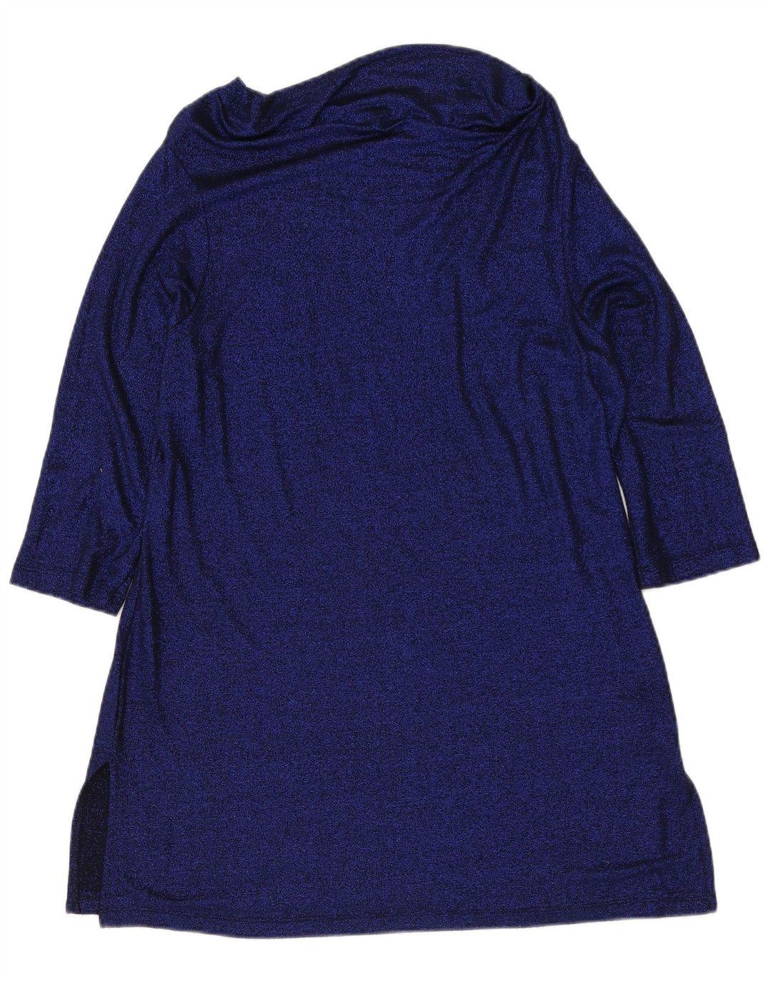Marks & Spencer Haut long pour femme à manches 3/4 UK 16 Large Bleu Viscose