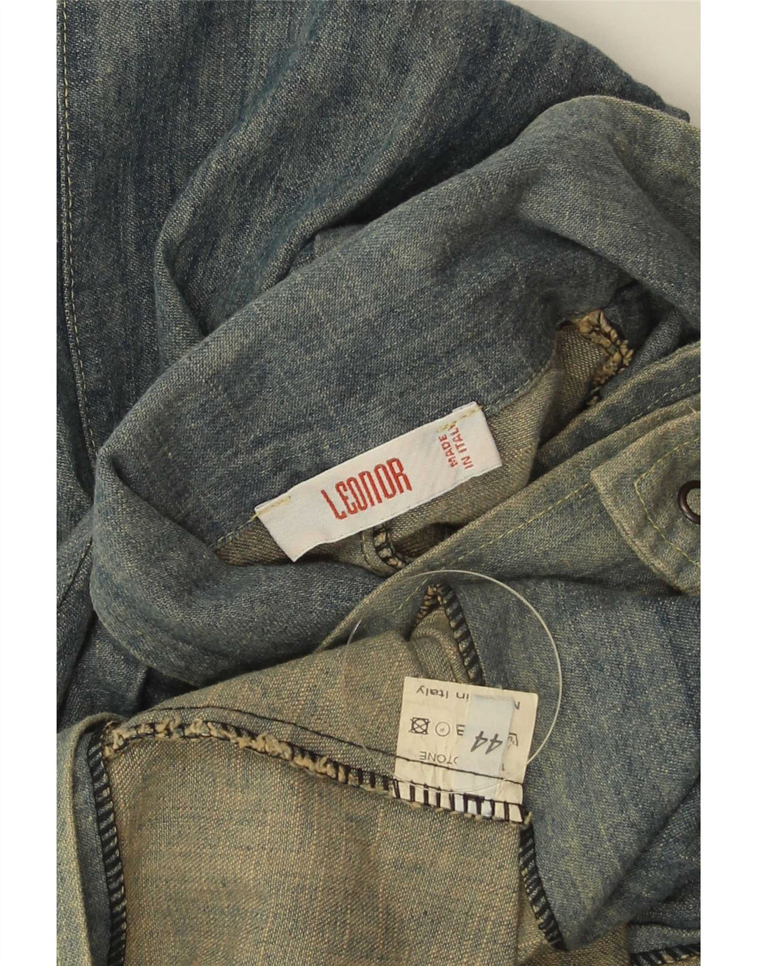 Leonor Veste En Jean Femme IT 44 Bleu Moyen Coton