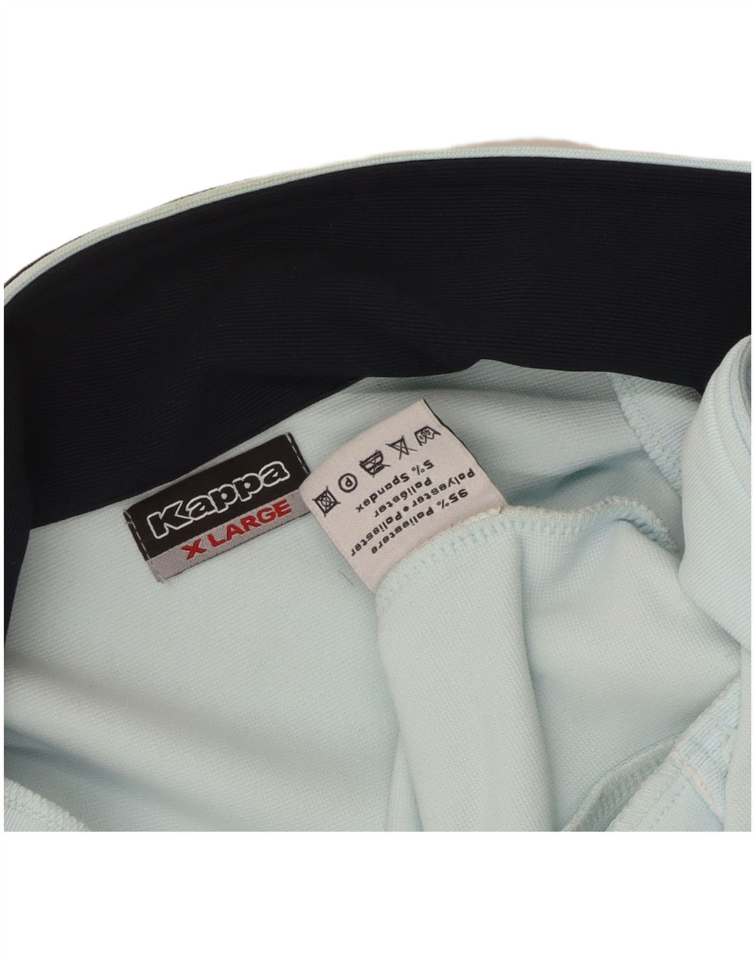 KAPPA Veste de survêtement pour femme UK 18 XL Bleu Colorblock Polyester