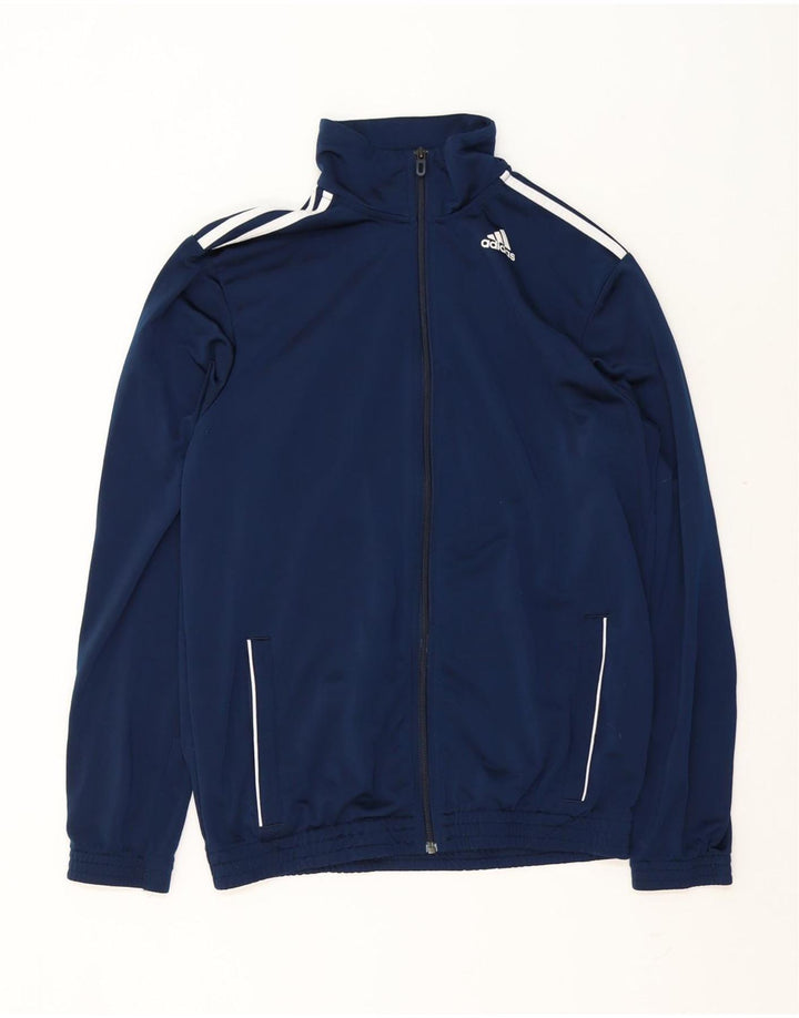 Adidas Veste de survêtement pour homme UK 40/42 Bleu marine moyen Polyester
