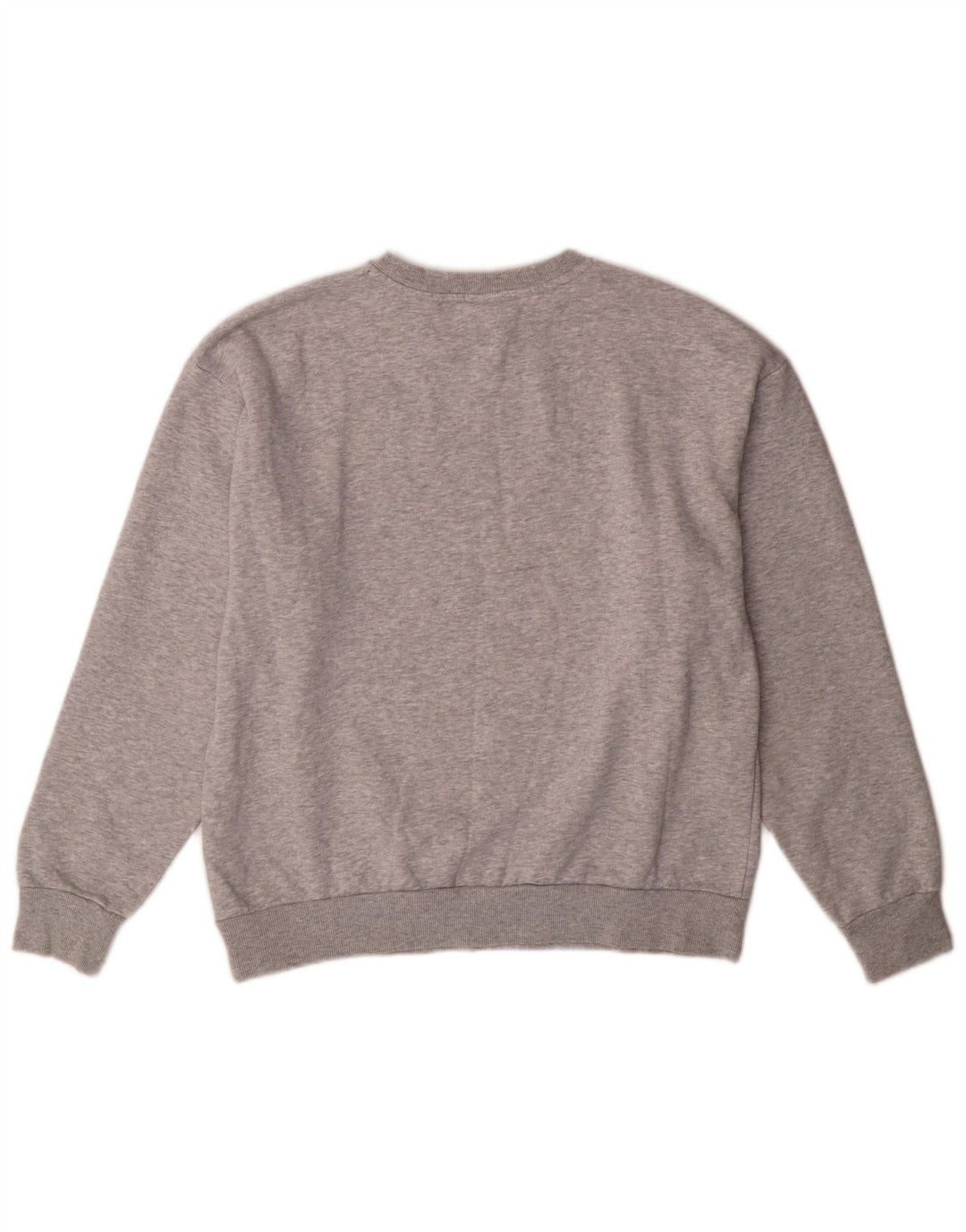 PUMA Sweat-shirt graphique pour femme UK 14 Gris moyen Coton