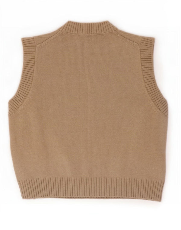 Zara Femme Débardeur UK 14 Beige Moyen Polyester