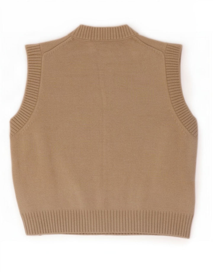 Zara Femme Débardeur UK 14 Beige Moyen Polyester